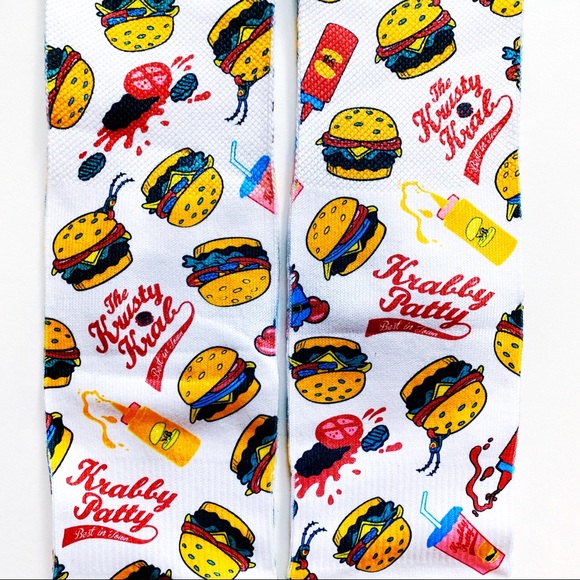 Nickelodeon Spongebob Krusty Krab Odd Sox Socks - Picture 5 of 8